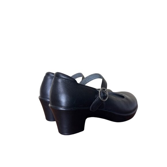 Alegria Harper HAR-641 Black Mary Jane Heels Pumps Leather EU 38 Size US 7.5 - Picture 5 of 14
